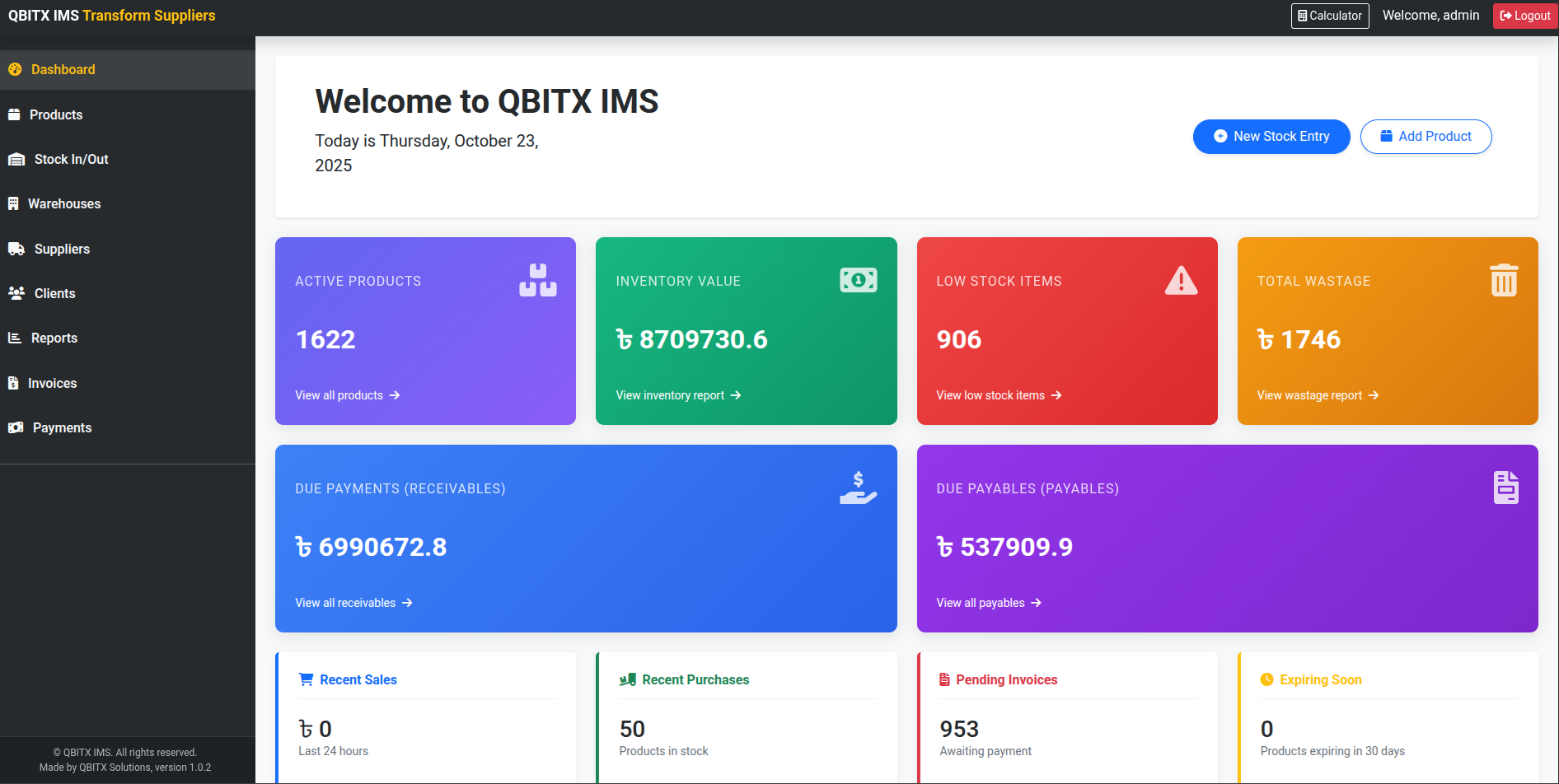 QBITX IMS System