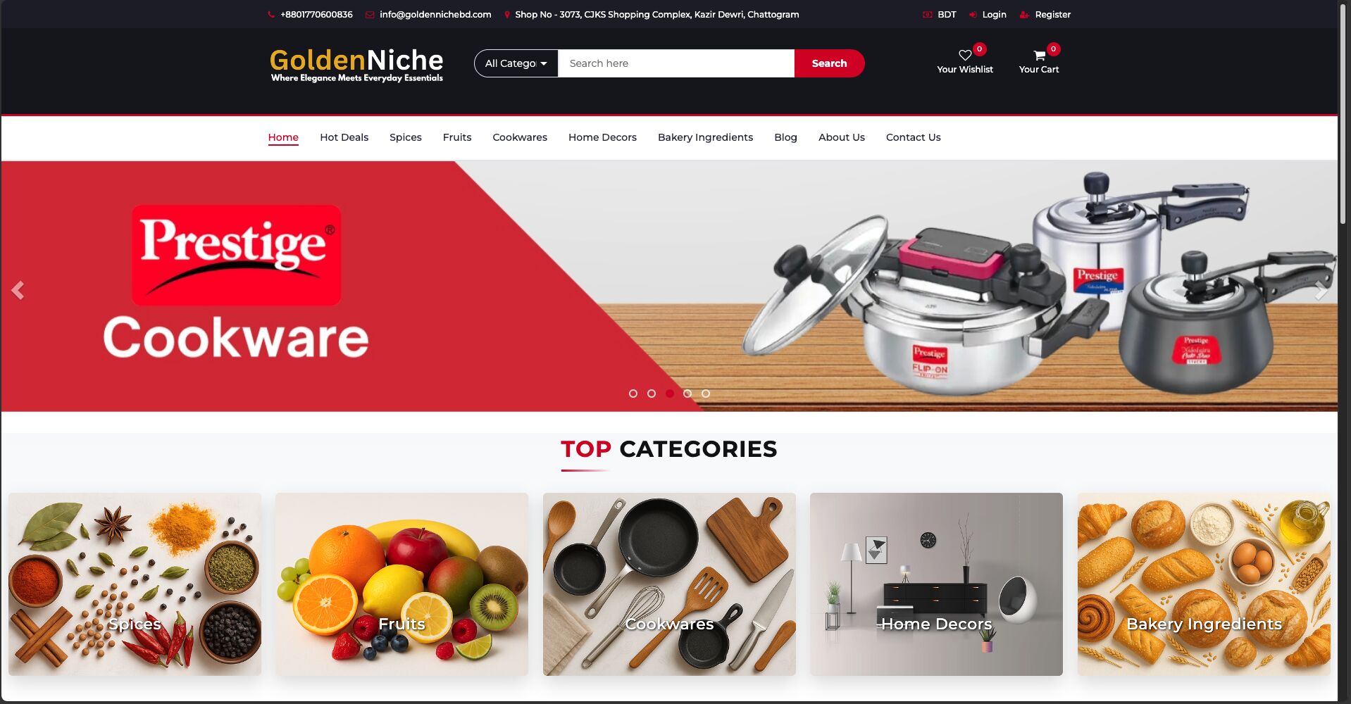 Golden Niche BD E-Commerce